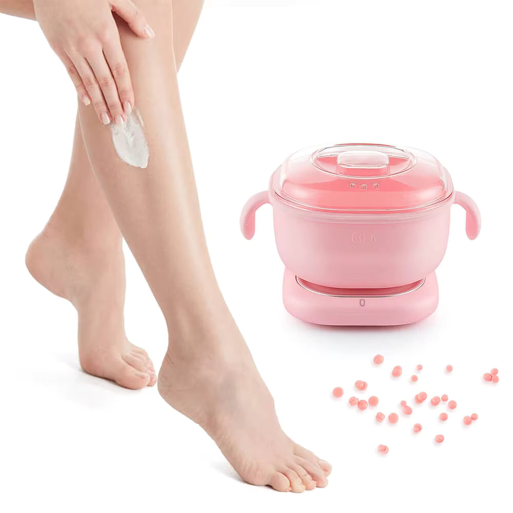 400ML Collapsible Silicone Wax Warmer – Portable Hair Removal Wax Melting Pot